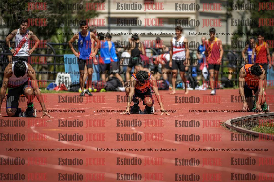 Fotos de los 200 m llanos de varones