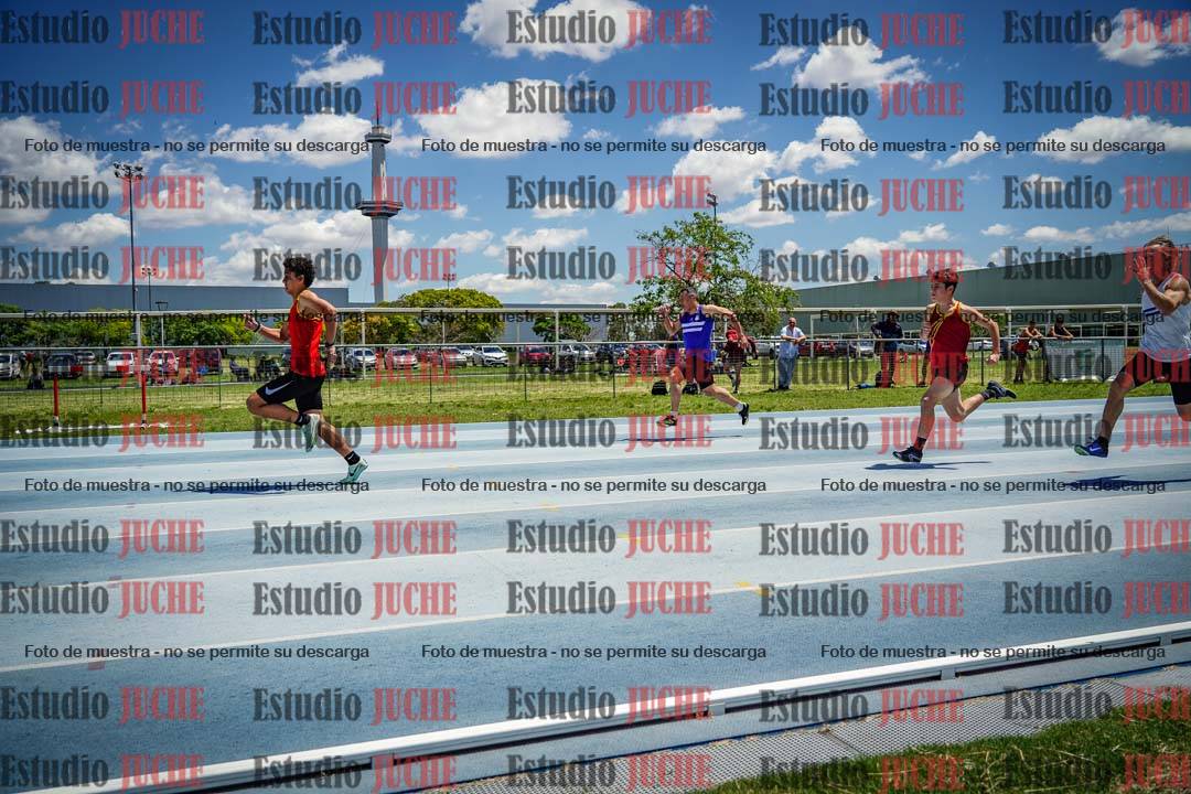 Fotos de los 100 m llanos de varones