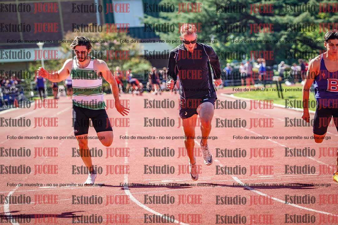 Fotos de los 100 m de varones
