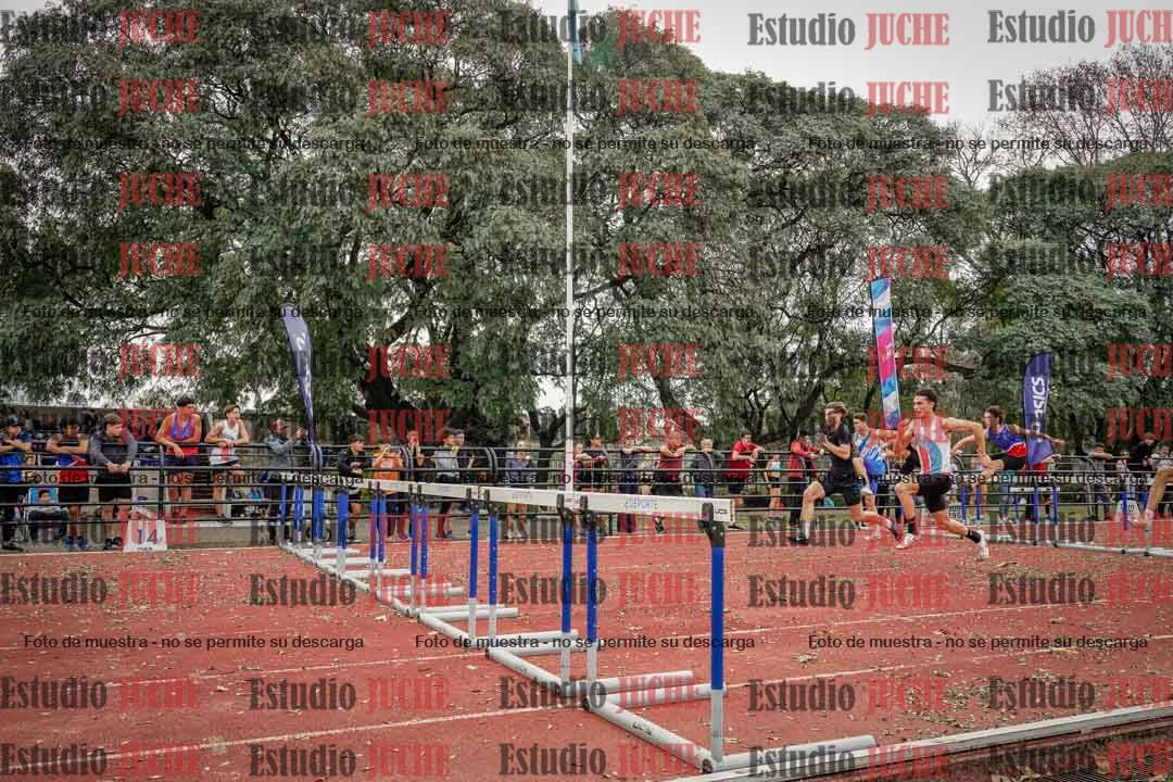 Fotos de los 110 m con vallas de varones - FINAL