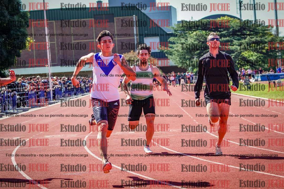 Fotos de los 100 m de varones