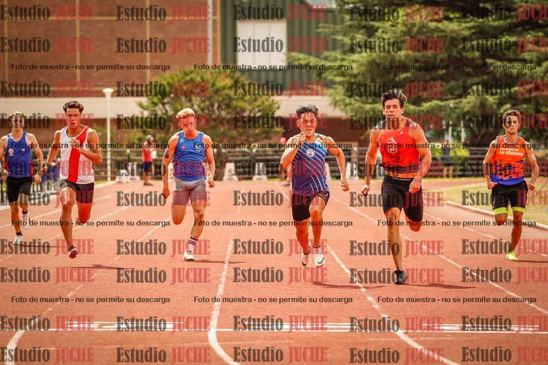 Fotos de los 200 m llanos de varones