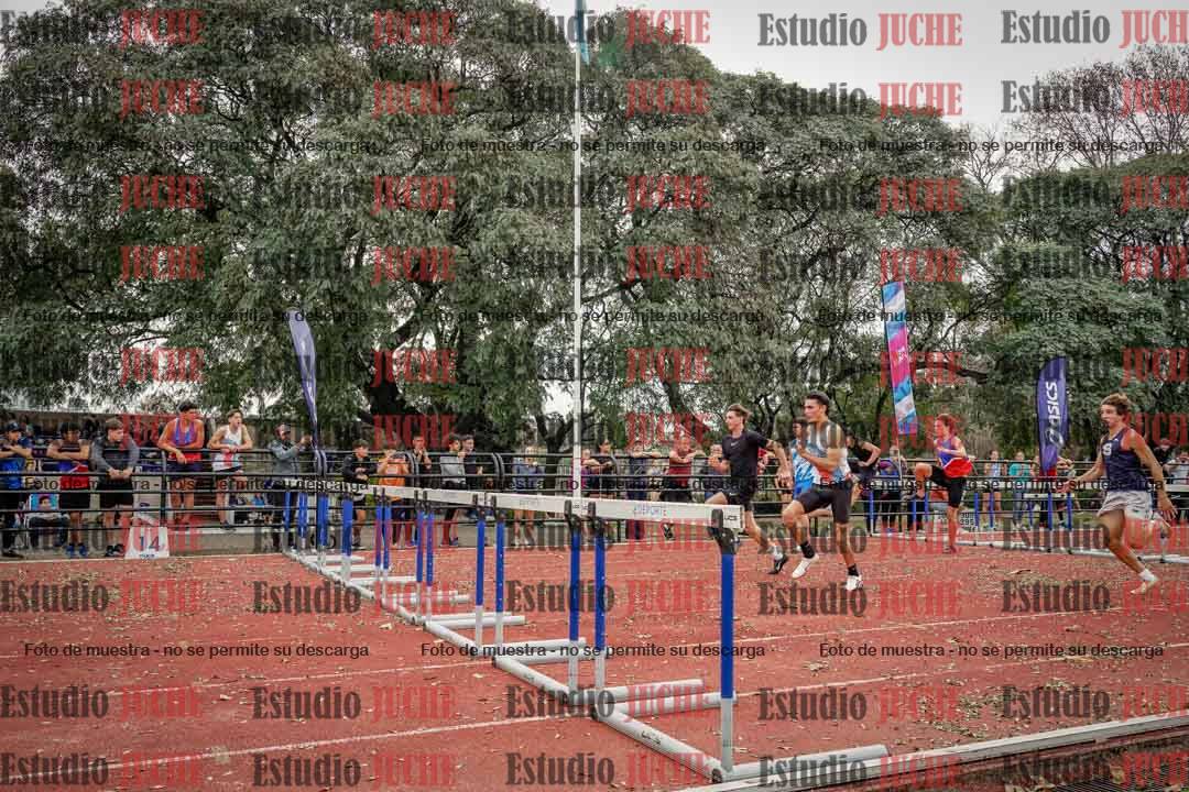 Fotos de los 110 m con vallas de varones - FINAL