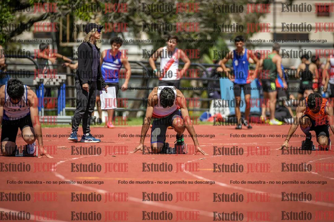 Fotos de los 200 m llanos de varones