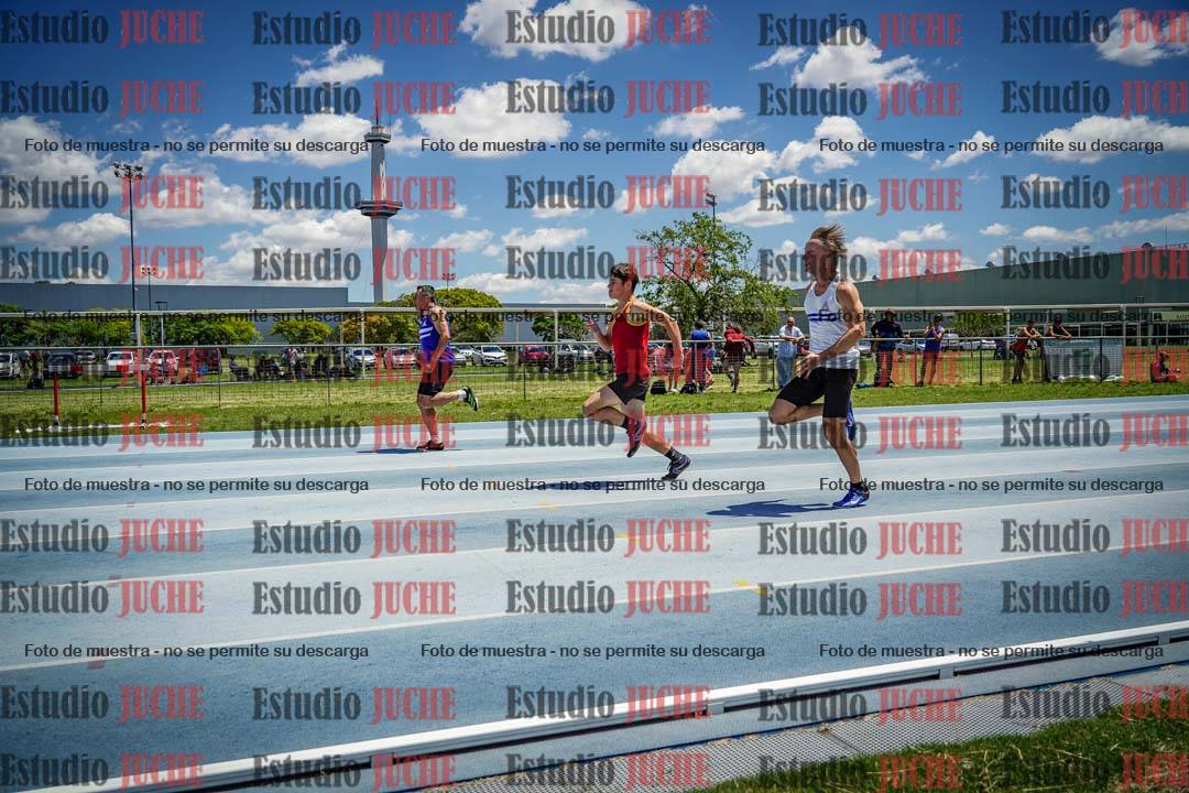 Fotos de los 100 m llanos de varones