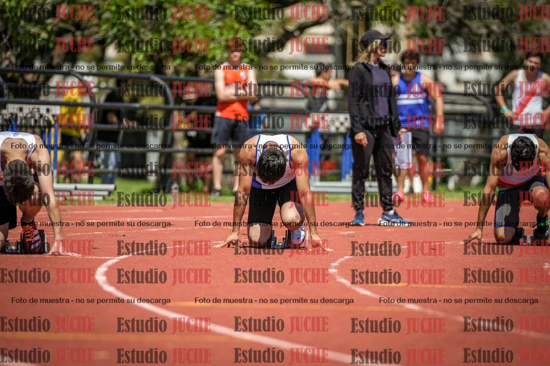 Fotos de los 200 m llanos de varones