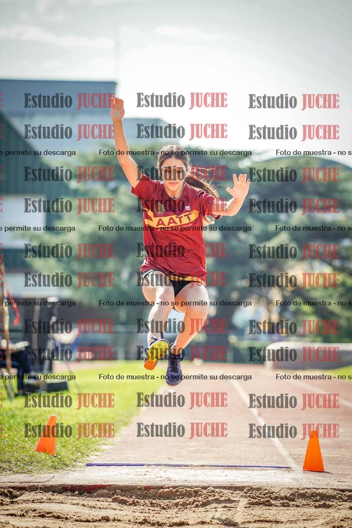 Fotos del salto en largo de mujeres - hepta 5