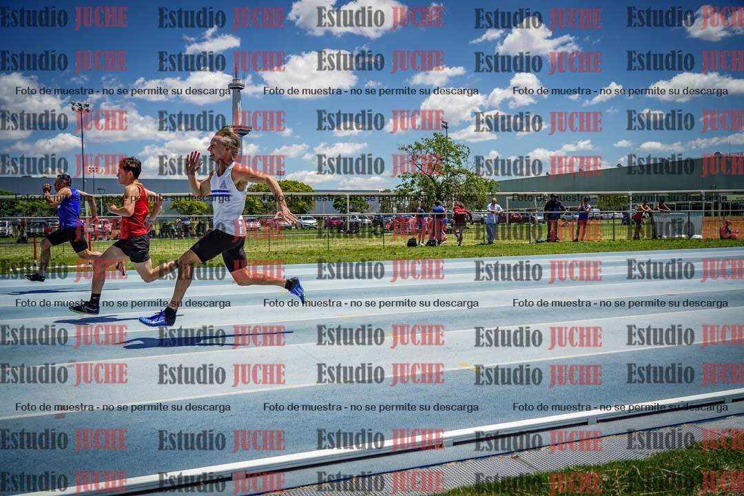 Fotos de los 100 m llanos de varones