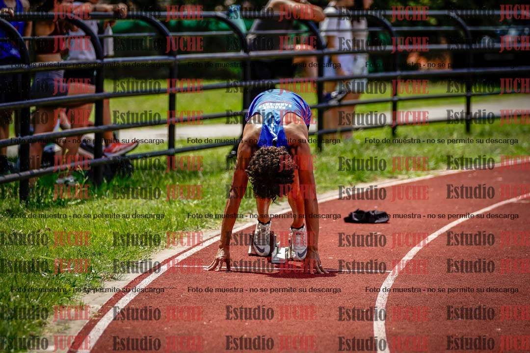 Fotos de los 400 m llanos de varones