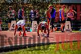 Fotos de los 100 m de varones