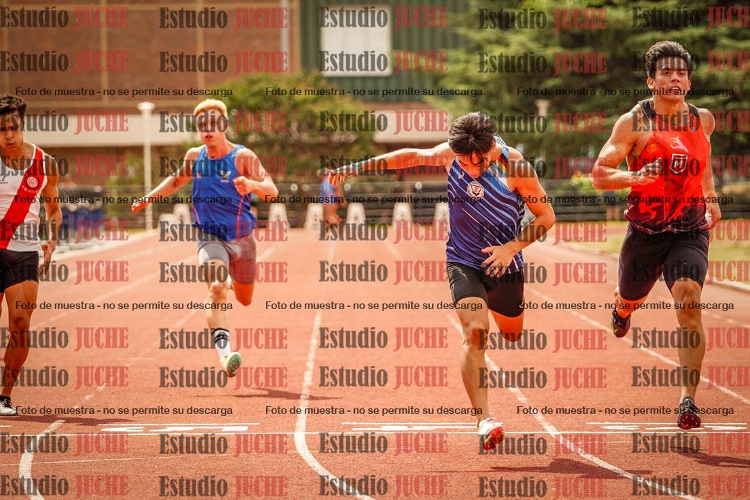 Fotos de los 200 m llanos de varones