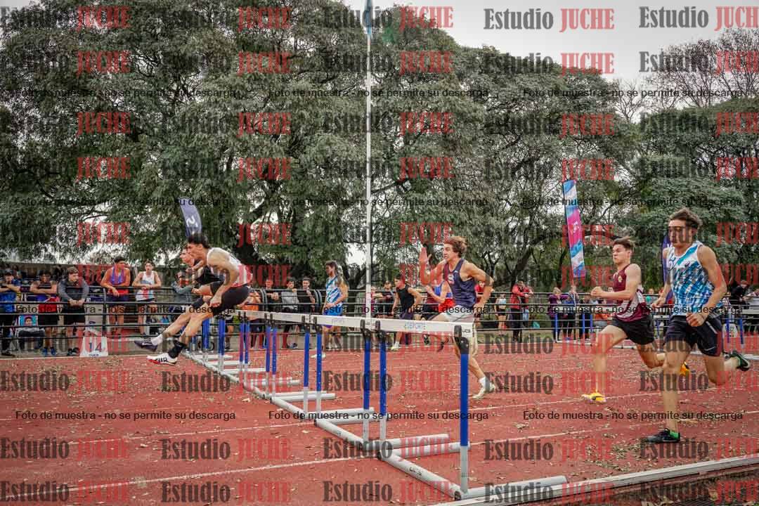 Fotos de los 110 m con vallas de varones - FINAL