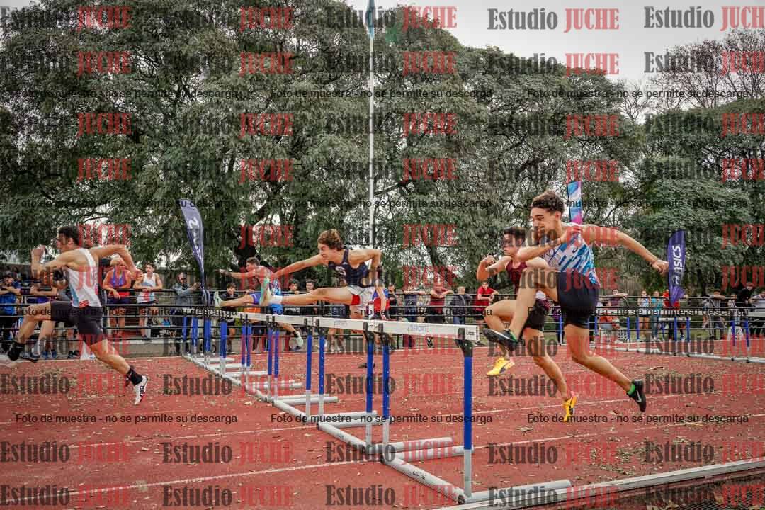 Fotos de los 110 m con vallas de varones - FINAL