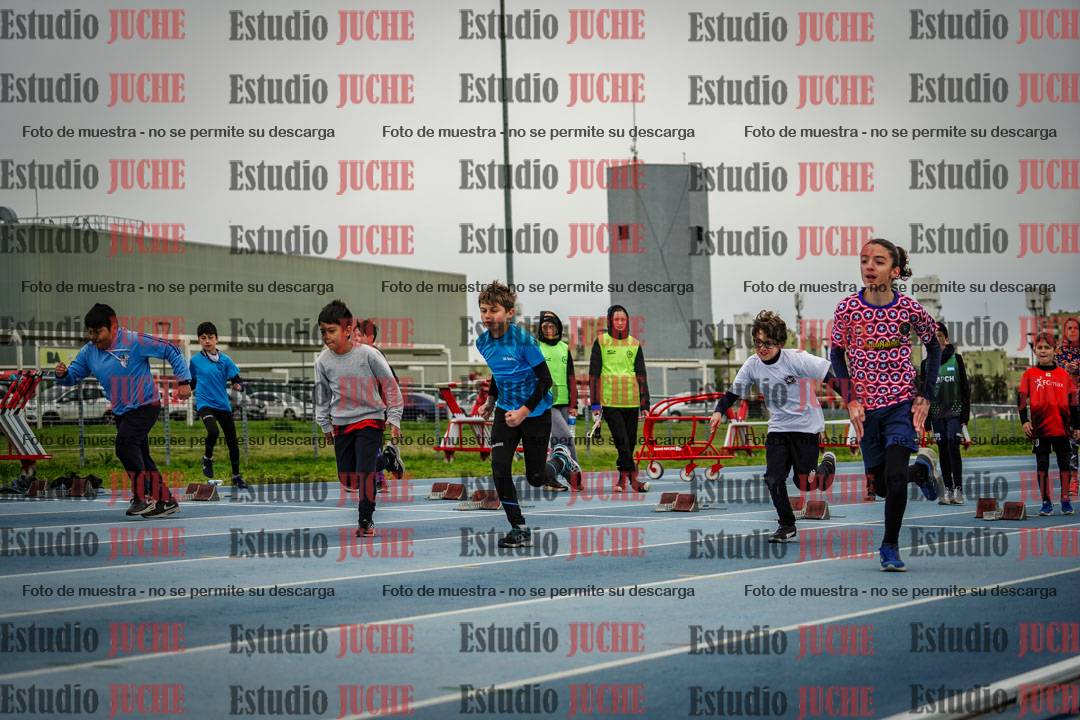 Fotos de los 50 m llanos de varones - U12