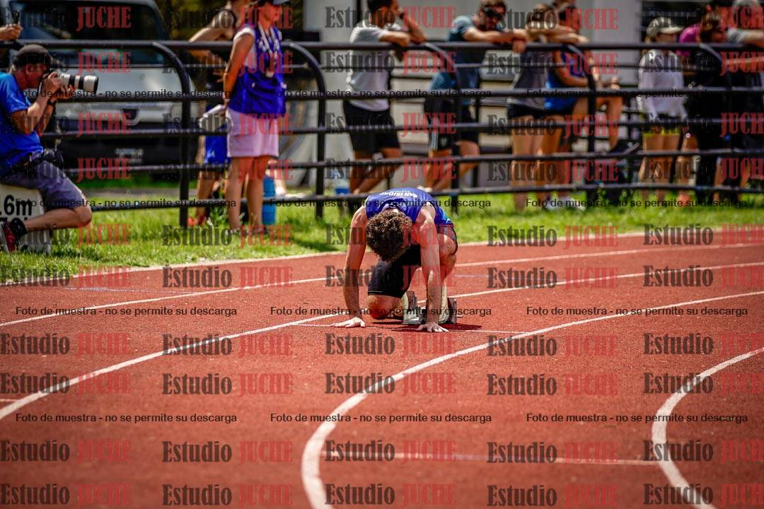 Fotos de los 400 m llanos de varones