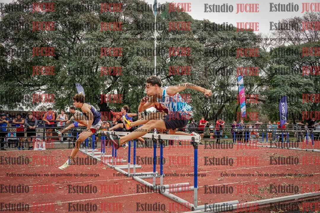Fotos de los 110 m con vallas de varones - FINAL