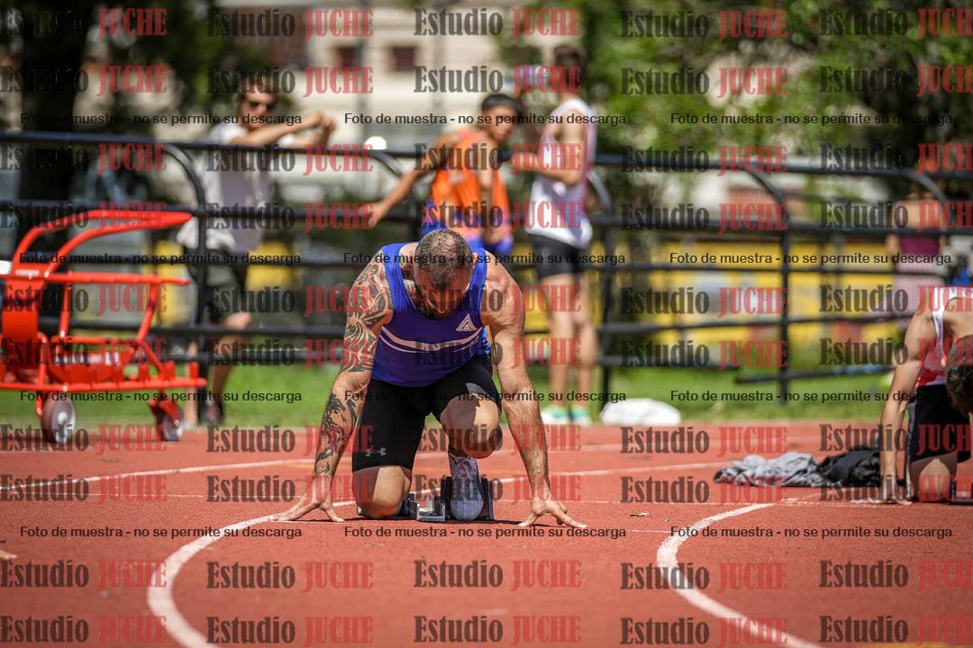 Fotos de los 200 m llanos de varones