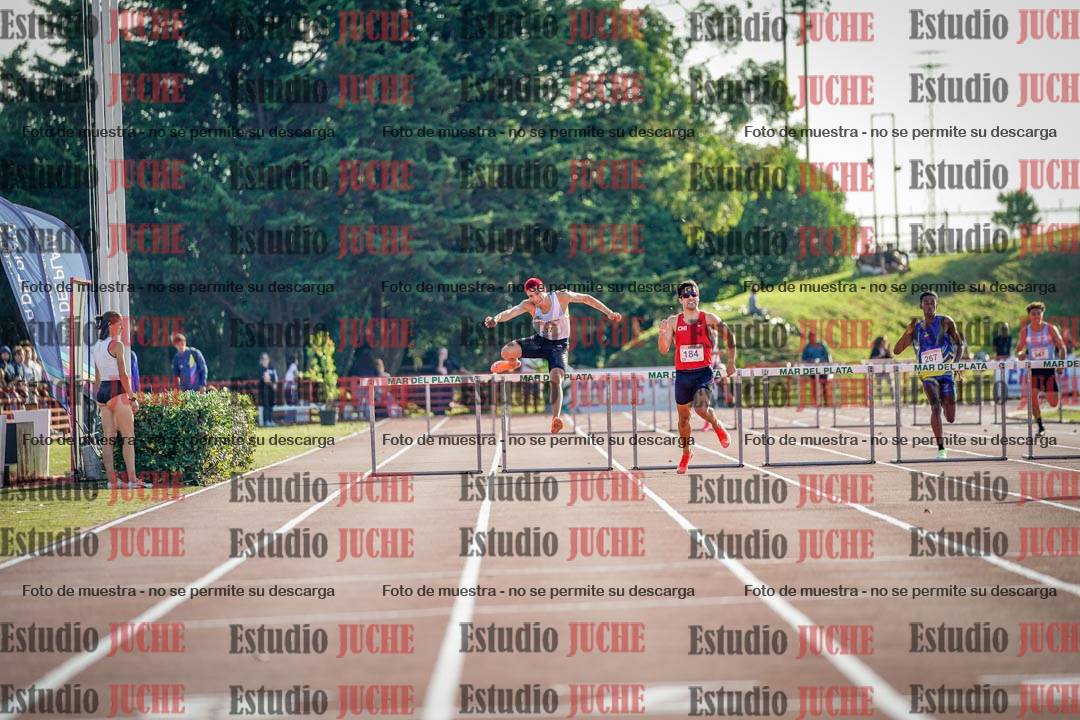 Fotos de los 400 m con vallas de varones