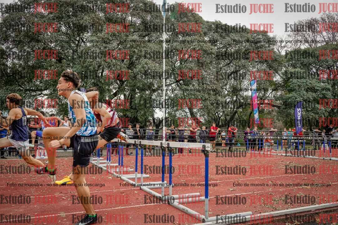 Fotos de los 110 m con vallas de varones - FINAL