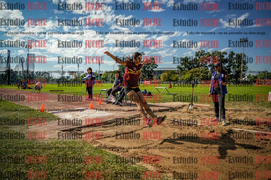 Fotos del salto en largo de mujeres - hepta 5