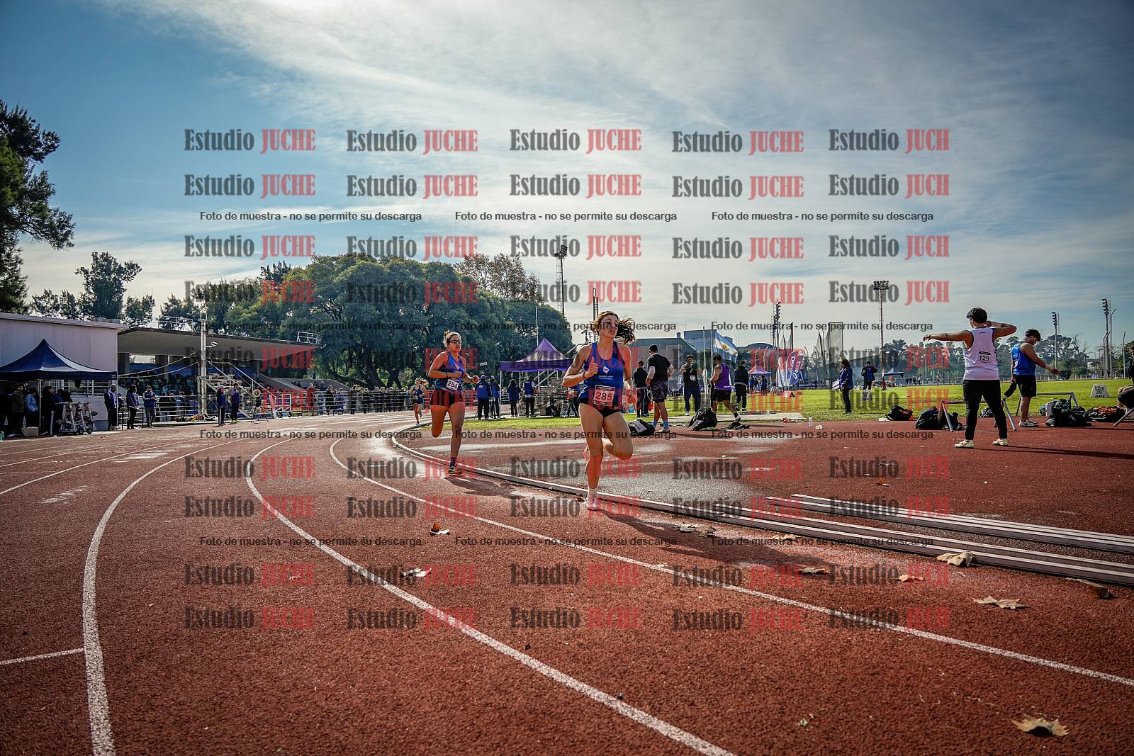 Fotos de los 800 m de mujeres - heptatlón 7