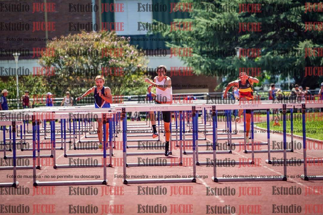 Fotos de los 110 m con vallas de varones
