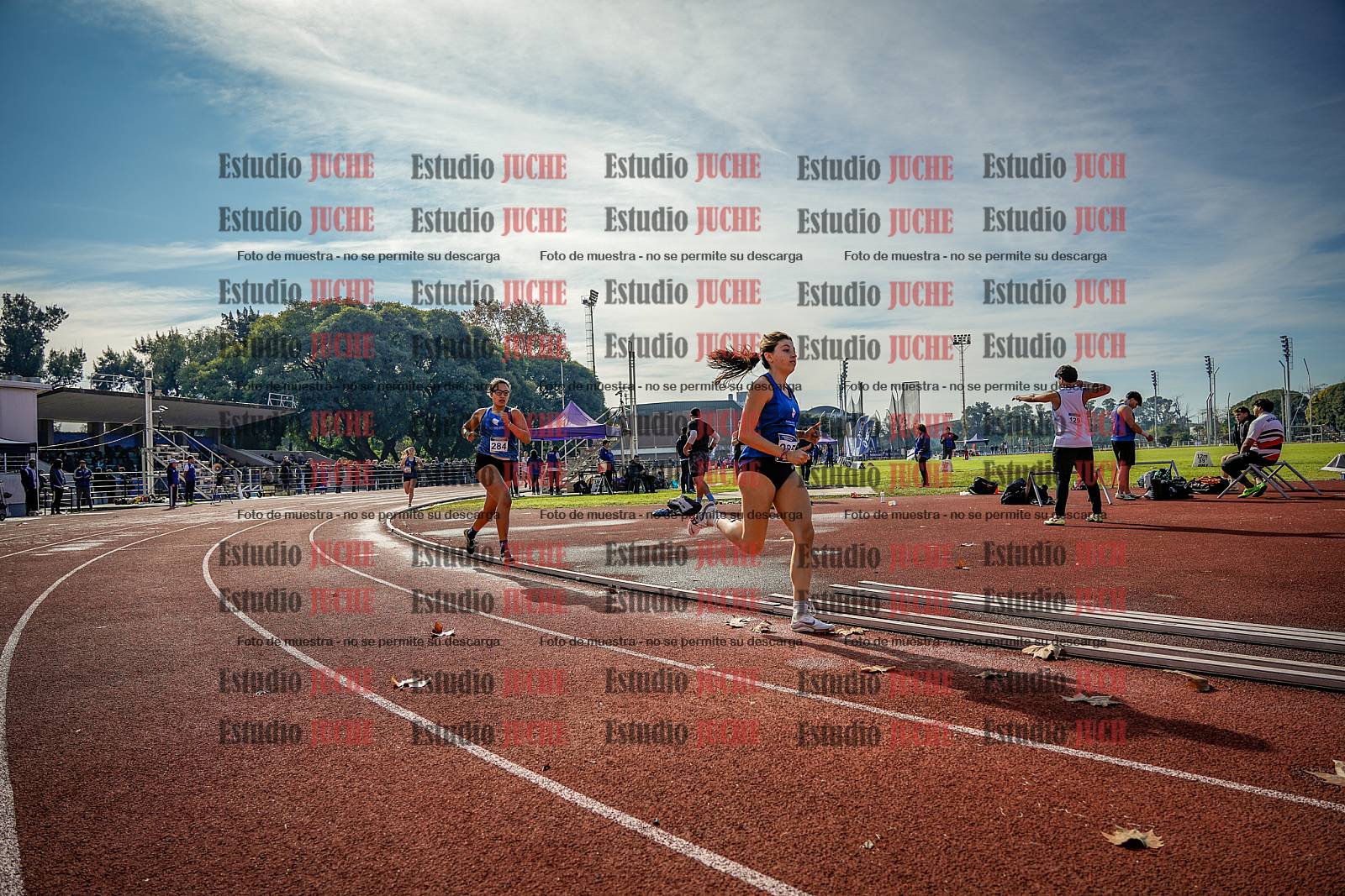 Fotos de los 800 m de mujeres - heptatlón 7