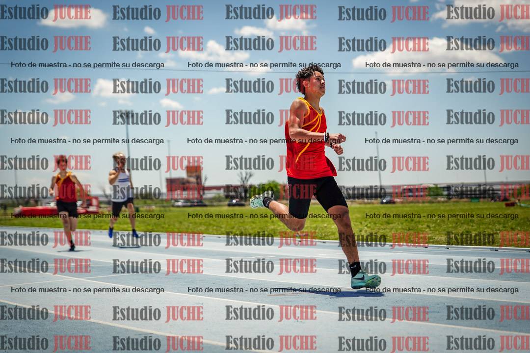 Fotos de los 100 m llanos de varones