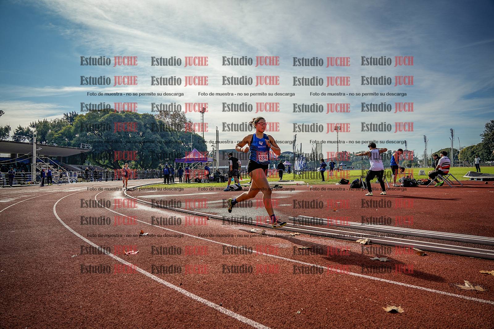 Fotos de los 800 m de mujeres - heptatlón 7