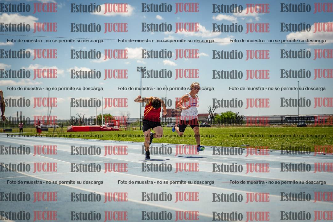 Fotos de los 100 m llanos de varones