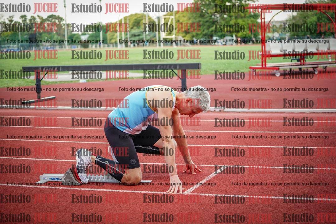 Fotos de los 400 m llanos de varones