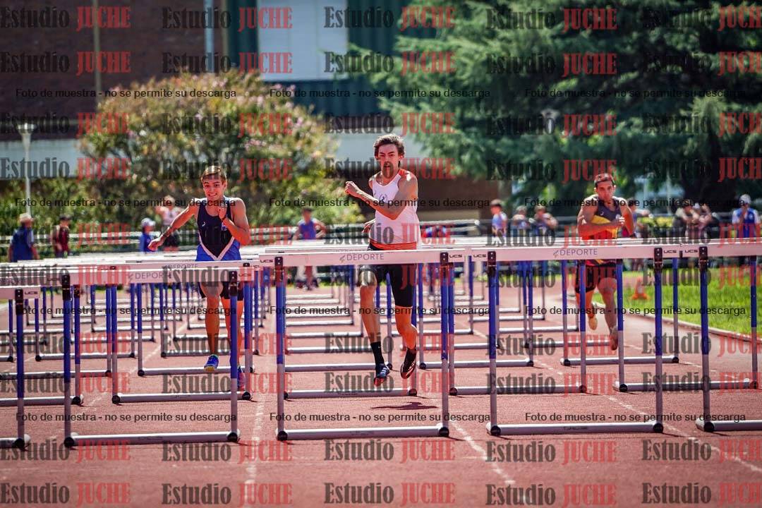 Fotos de los 110 m con vallas de varones