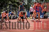 Fotos de los 100 m llanos de varones