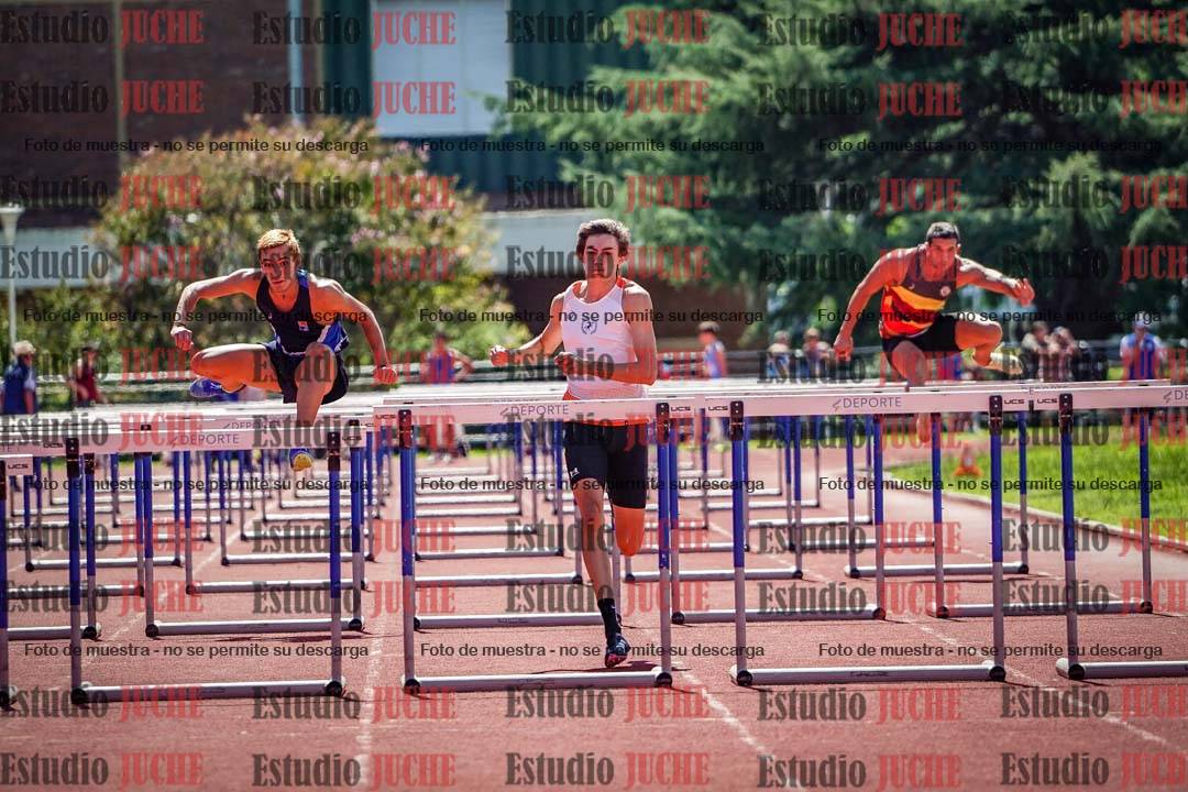 Fotos de los 110 m con vallas de varones