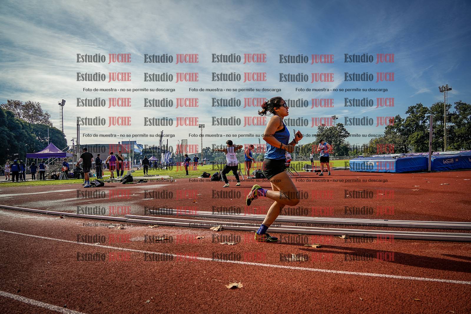 Fotos de los 800 m de mujeres - heptatlón 7