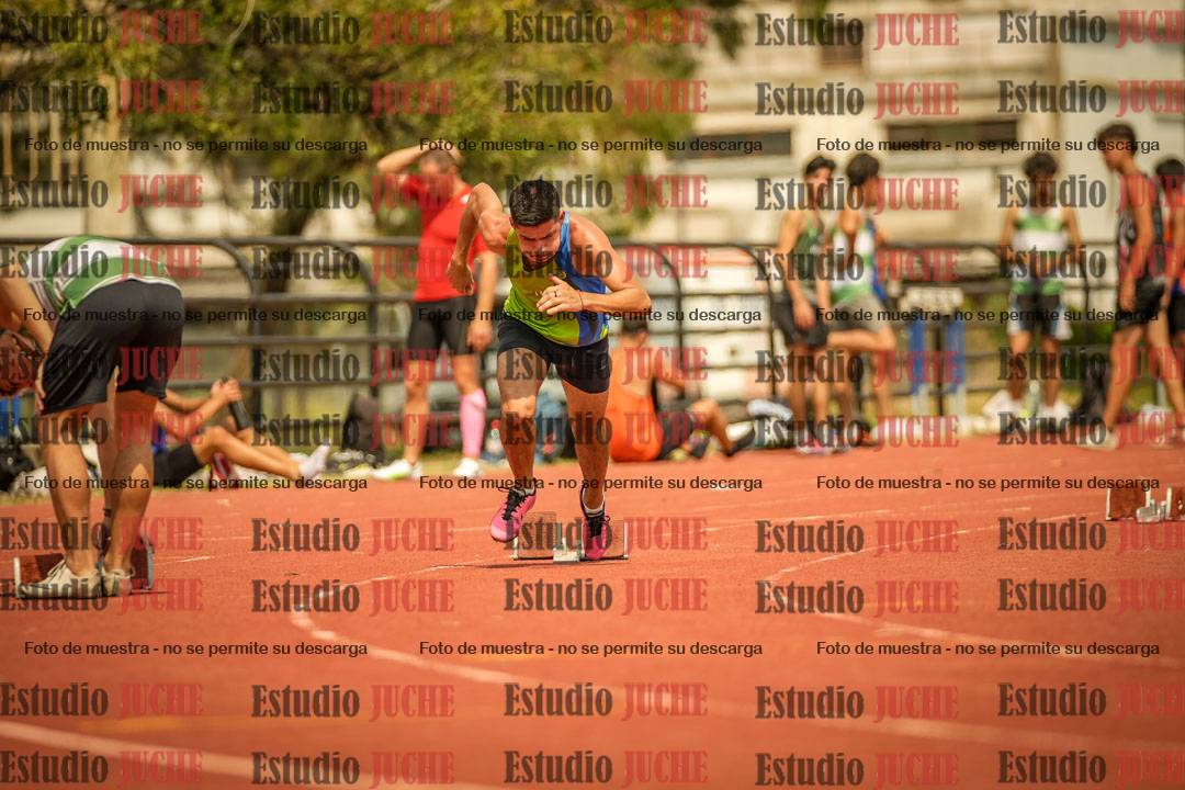 Fotos de los 200 m llanos de varones