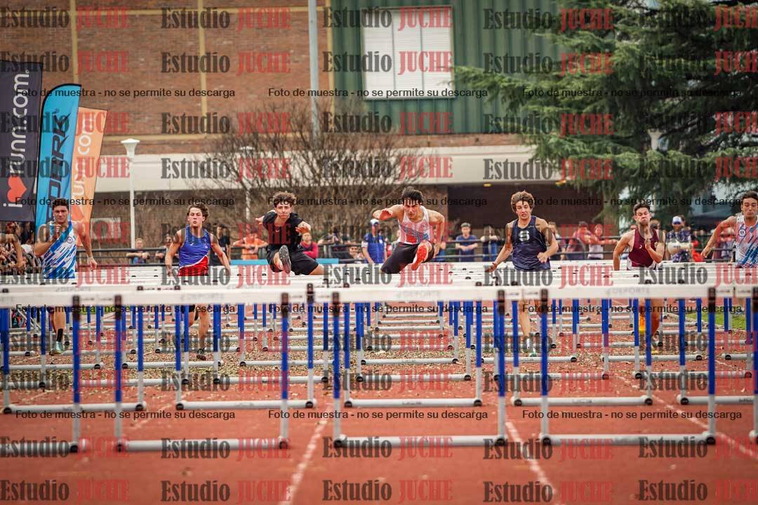 Fotos de los 110 m con vallas de varones - FINAL