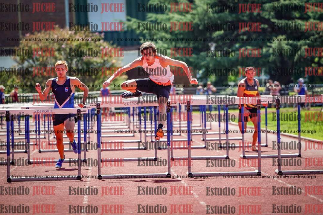 Fotos de los 110 m con vallas de varones