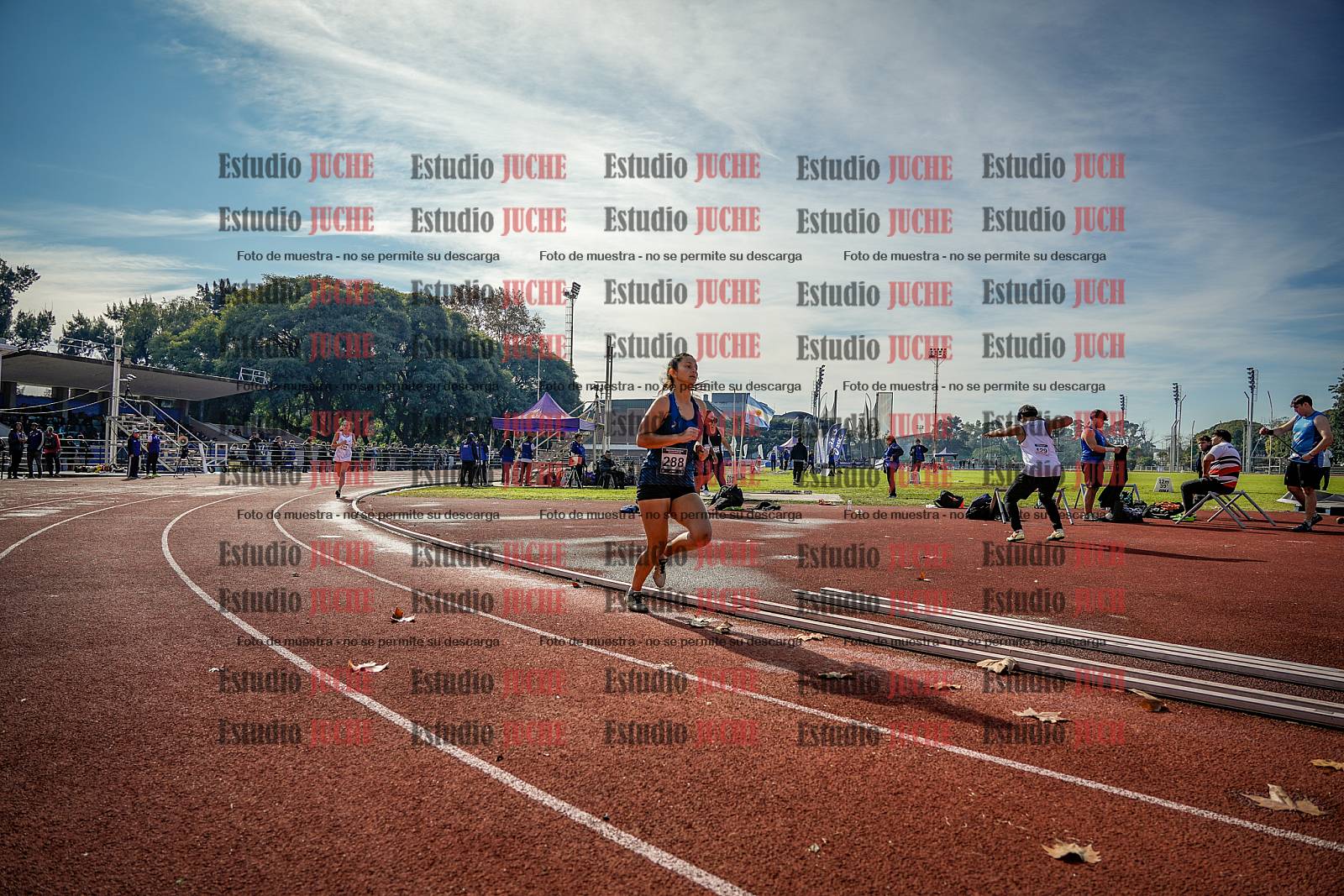 Fotos de los 800 m de mujeres - heptatlón 7