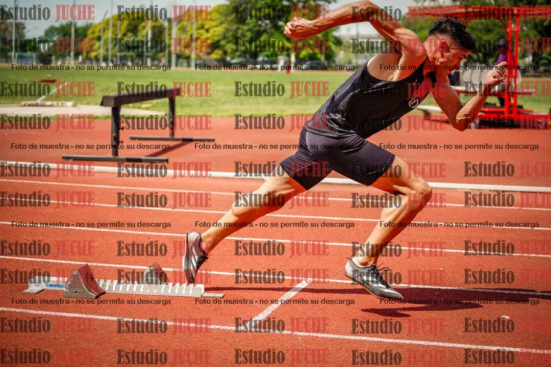 Fotos de los 400 m llanos de varones