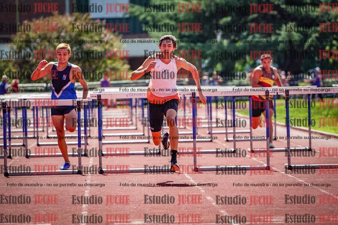 Fotos de los 110 m con vallas de varones