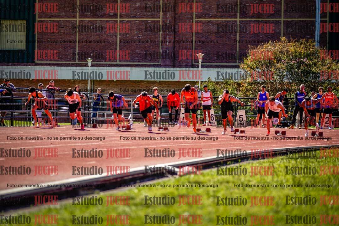 Fotos de los 100 m de varones