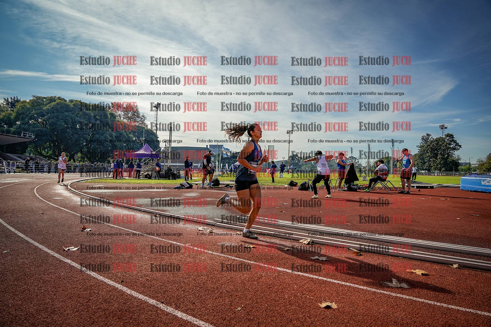 Fotos de los 800 m de mujeres - heptatlón 7