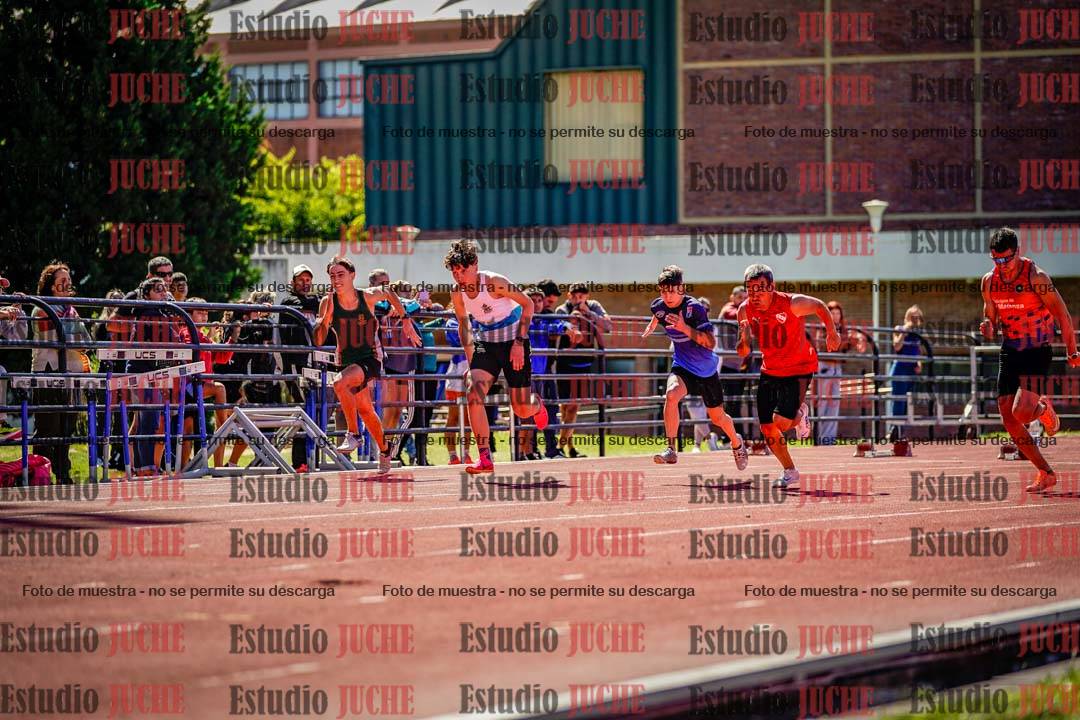 Fotos de los 100 m de varones