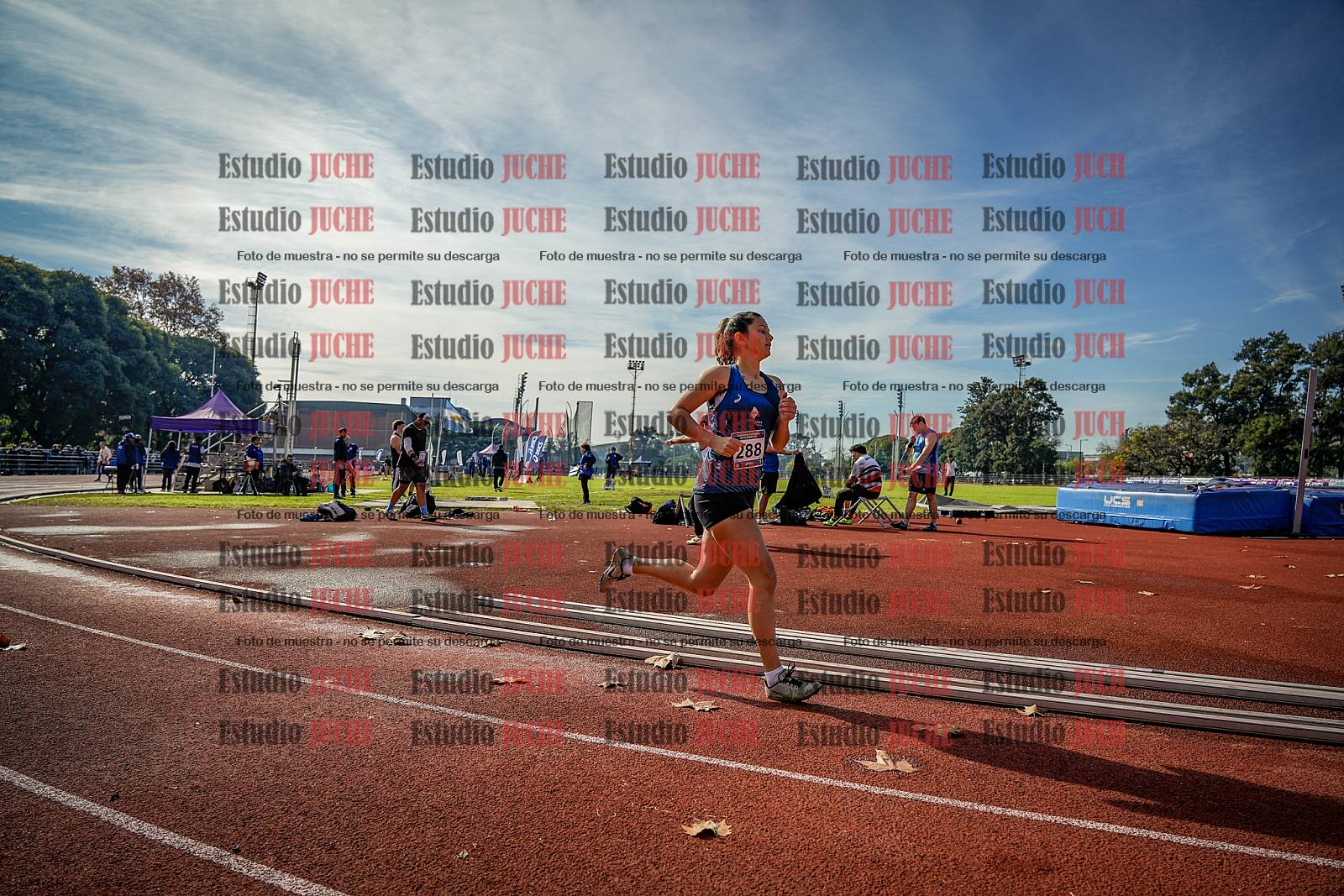 Fotos de los 800 m de mujeres - heptatlón 7
