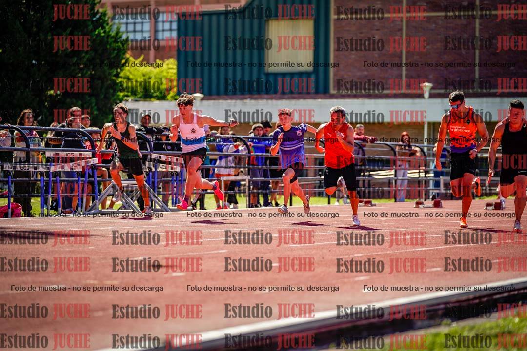 Fotos de los 100 m de varones