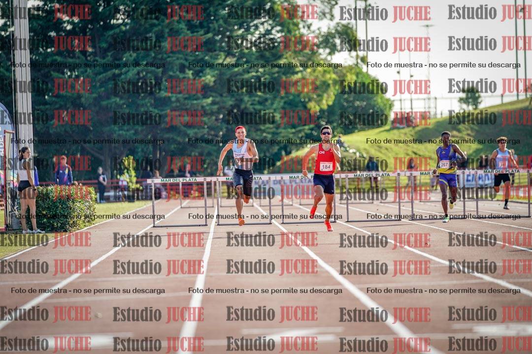 Fotos de los 400 m con vallas de varones