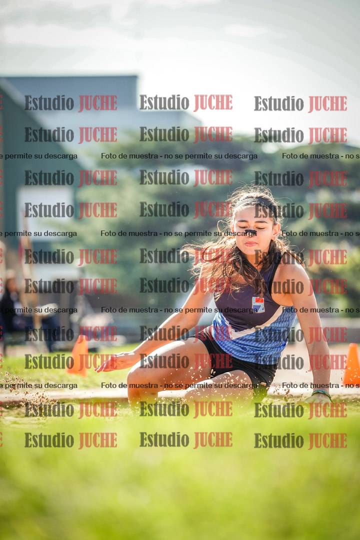 Fotos del salto en largo de mujeres - hepta 5