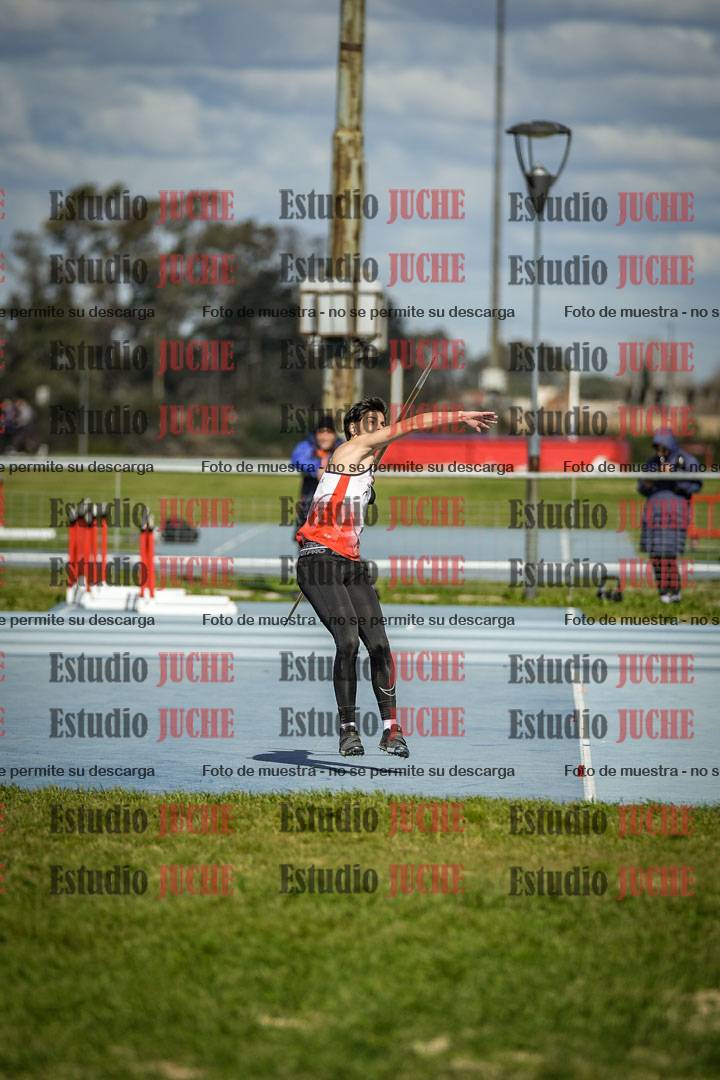 Fotos del lanzamiento de jabalina de varones