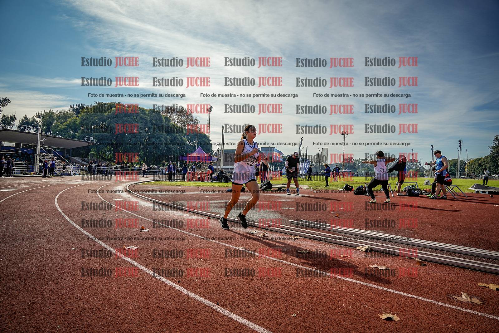 Fotos de los 800 m de mujeres - heptatlón 7